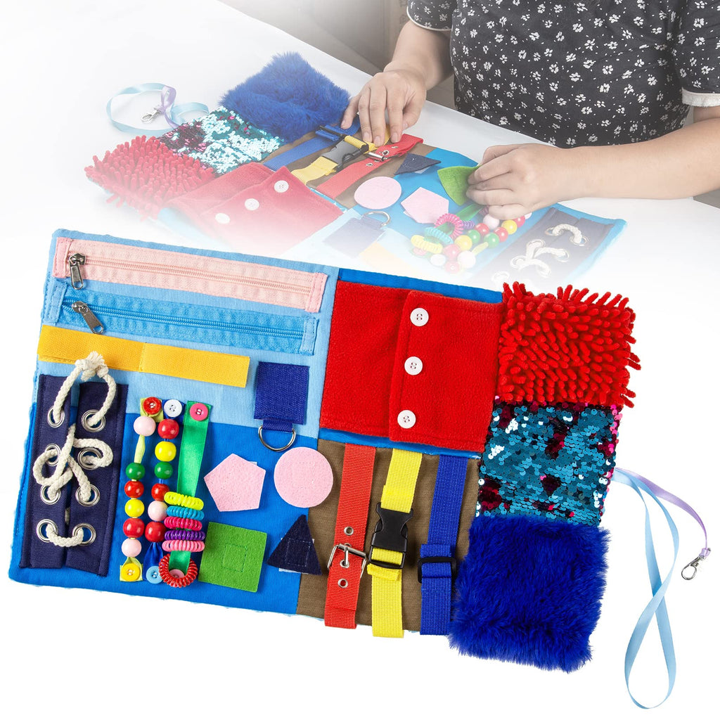 Sensory Fidget Blanket – Anxiety Relief for Dementia & Autism