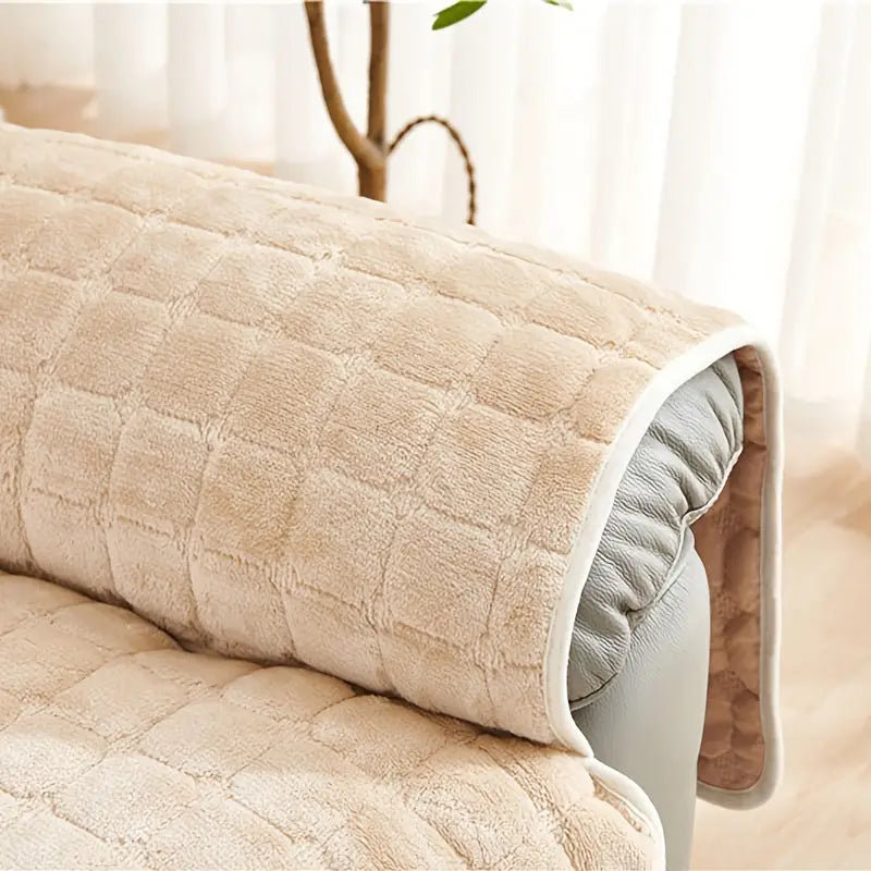 Plush Non-Slip Velvet Recliner Chair Cover (1pc)