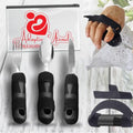 Adaptive Utensils for Elderly | Set of 6 pcs 3 Cutlery & 3 Universal Cuff | Eating Utensils for Disabled People| Parkinsons Utensils | Built up Utensils for Adults | Stainless Steel