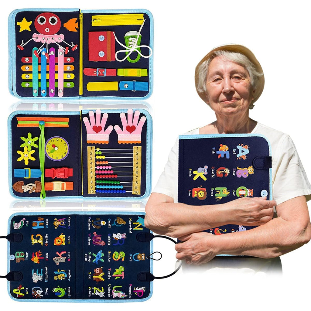 Sensory Stimulation Blanket – Fidget Aid for Dementia & Autism