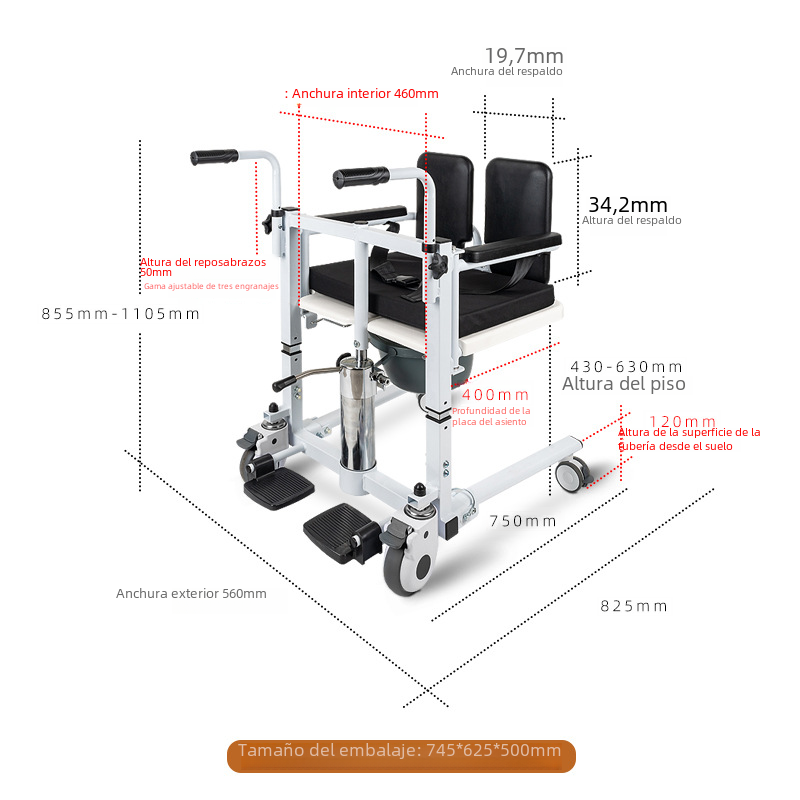 SeniorCare Easy Transfer Bathing Chair