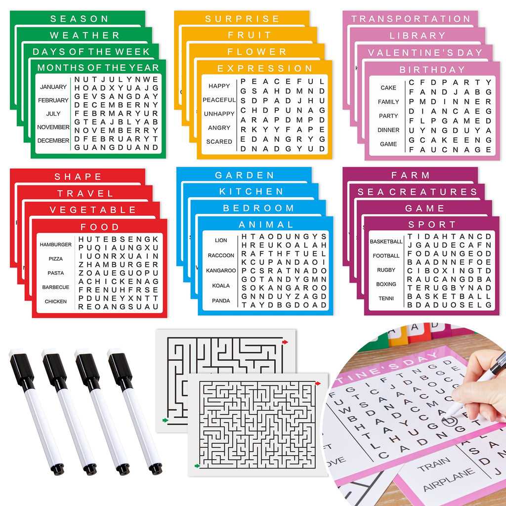BrainTease 13-Pack Large Print Word Puzzles